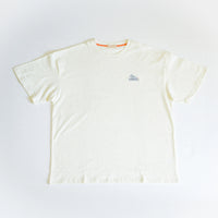 T-shirt with Embroidered Logo(Beige)