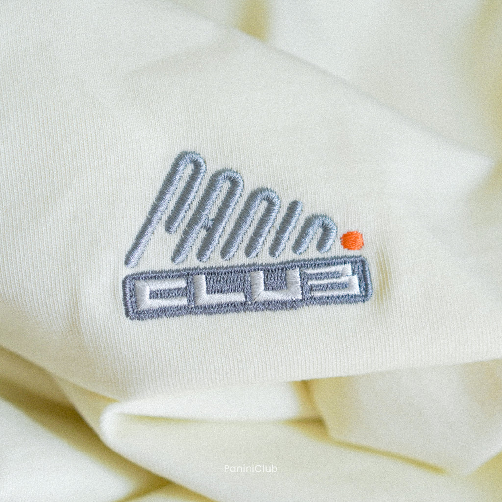 T-shirt with Embroidered Logo(Beige)